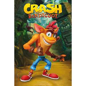 Póster clásico de Crash Bandicoot para decoración del hogar, novedoso y creativo - Product Image 1