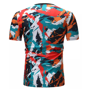 เสื้อยืดแบบทางการสั่งทำขายส่ง พิมพ์ลายดิจิทัล แขนสั้น สำหรับผู้ชาย ผลิตในปากีสถาน เป็นที่ต้องการสูง เป็นมิตรกับสิ่งแวดล้อม ระบายอากาศได้ดี - Product Image 5