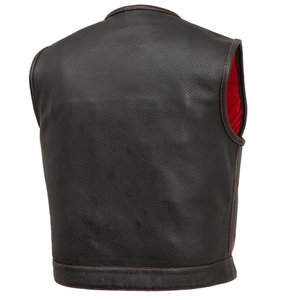 Suministro de fábrica Chaleco de cuero para hombre Calidad superior Elegante Casual Moda Moto Chaleco Racing Jersey Traje inspirado - Product Image 2