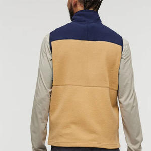 Vente en gros Gilet polaire sans manches solide personnalisé doux et confortable pour le golf en hiver - Product Image 4