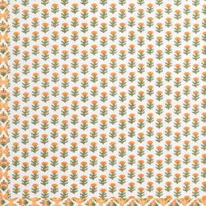 BLOCKS of INDIA Polycotton Double Dohar Yellow Flower Manta de cama de algodón opaco para el verano - Product Image 5