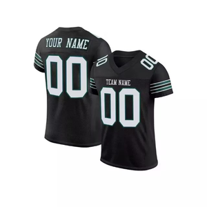 Uniformes de camiseta de fútbol americano Unisex de alta calidad, logotipo personalizado, sublimación impresa, lleva el número del equipo, poliéster cosido - Product Image 4