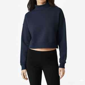 Pull en molleton de coton tricoté personnalisé avec broderie, respirant, épais, coupe ample, pour l'automne et l'hiver, Psi Sigma Phi Sorority - Product Image 3