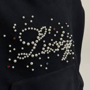 Sudadera con capucha de diamantes de imitación de alta calidad Alphatek con diseño personalizado y GSM pesado para sudaderas con capucha OEM al por mayor - Product Image 6