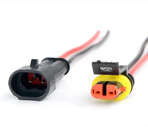 DJ7021 AMP 1.5 Su Geçirmez Konnektör Kablosu Erkek/Dişi Otomotiv Fişi, Yüksek Sıcaklığa Dayanıklı Kablo Demeti Üreticileri - Product Image 2