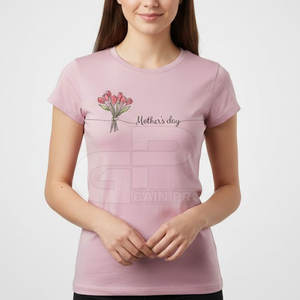 Camiseta de regalo para el Día de la Madre con tela de algodón suave y diseño inspirado en las tendencias. - Product Image 2