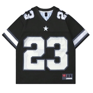 เสื้อฟุตบอลสตรีทแวร์เสื้อฟุตบอลพิมพ์ลายซับลิเมชันออกแบบปักตาข่ายเสื้อฟุตบอลของแฟนทีมชาติออกแบบได้ตามต้องการ - Product Image 1