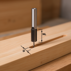 Fraise à rainurer Festool HW S12 à pointe en carbure - Product Image 3