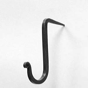 ตะขอโลหะรูปใบไม้ติดผนังสีดำโบราณ - Product Image 2