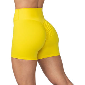Pantalones cortos de gimnasio alto para mujer Casual Mid Fitness Activewear Plus Size Yoga Scrunch Butt Sports Essential Washed Wholesale Workout - Product Image 5