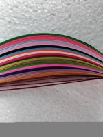 Bandes de papier de quilling multicolores en plusieurs couleurs assorties, idéales pour les projets scolaires d'art et d'artisanat