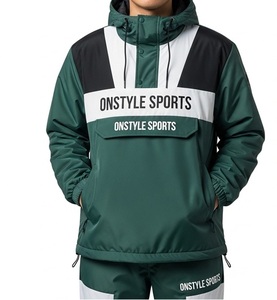 Ensemble de vêtements de sport personnalisés pour hommes-Veste coupe-vent en nylon et short taille haute Veste à capuche à fermeture éclair personnalisée pour les femmes - Product Image 1