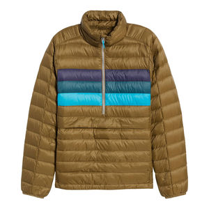 แจ็คเก็ตพัฟเฟอร์บุหนาแบบมีฮู้ดสำหรับผู้ชายรุ่นใหม่ล่าสุด สีดำ เงา ทนลม เหมาะสำหรับฤดูหนาว - Product Image 1