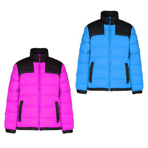 Veste matelassée d'hiver pour homme en toile respirante col montant Parka à capuche longue et épaisse multi-poches Manteau ajusté pour le travail - Product Image 5