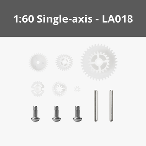 ชุดเกียร์ลดความเร็วพลาสติกแบบแกนเดี่ยวสำหรับชุดหุ่นยนต์ - Product Image 5