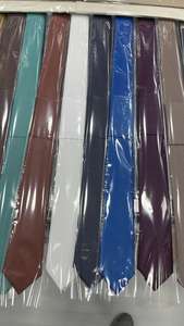 Slim Fit Regular <b>Tie</b> for Formal Look Made from Soft Poliemit <b>Polyester</b> Fabric - Product Image 3