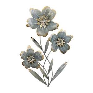 Haute Qualité Antirouille Intérieur Maison De Luxe Décoration Galvanisé Antique Finition En Aluminium Fleur Forme Creux Mur Art Plante - Product Image 6