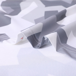 Maillot de course VTT à manches longues blanc noir dessin animé descente Motocross coupe-vent respirant % Polyester vêtements de course automobile - Product Image 4