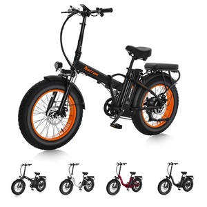 Fast selling wholesales in box Narrakings Fat Tire 20 x 4.0 Folding <b>Electric</b> Bikeses 48V 13Ah 1100W Peak Power - Product Image 3