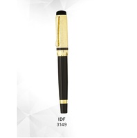 Stylo bille en métal noir de haute qualité 0,5 mm, encre multicolore, logo personnalisé, idéal pour les cadeaux d'entreprise, fournitures scolaires et de bureau