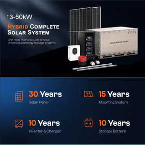 Batterie de stockage d'énergie domestique certifiée UL1973 12V/48V Eg4 Lifepower4, groupe AGM LiFePO4 Lithium-ion 100Ah 200Ah blanc 5-20kW - Product Image 5