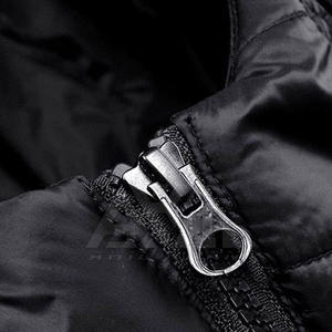 Chaqueta de Invierno para Hombre, Personalizada, con Cuello Alto, Logotipo Frontal, Ecológica, Transpirable, con Capucha, de Nailon/Poliéster, de Alta Calidad - Product Image 3