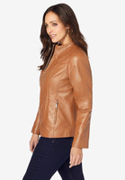 Nouvelle Arrivée Vestes d'Hiver à Col Roulé en Cuir Véritable Respirant de Haute Qualité pour Femmes, Tricotées Sur Mesure, Prix Bas, Vente en Gros, Couleurs Unies
