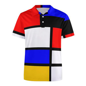 # Chemises courtes respirantes pour hommes et femmes Cool Solid Chic Business Casual Polos Slim Fit pour hommes - Product Image 3
