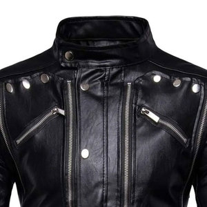 Chaquetas de motorista para hombre hechas en el mejor material/Chaquetas de motorista para hombre hechas en tela transpirable al por mayor más vendidas - Product Image 3