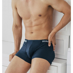 Bóxer básico de malla de tres piezas para hombre, calzoncillos con logotipo de tiro medio en la cintura, ajuste espacialmente limpio - Product Image 3