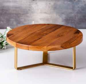 Soporte de Pastel de Metal de Lujo para Mesa, de Proveedores Directos de Fábrica, Tamaño y Color Personalizados, Calidad Superior, Nuevo Diseño para Hogar y Hotel - Product Image 5