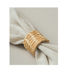 ห่วงผ้าเช็ดปากหวายทรงกลมสำหรับผ้าเช็ดปากมีสไตล์ - Product Image 1