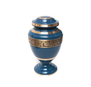 Urna de cremación de diseño único Suministros funerarios de recuerdo Urna de cenizas para adultos Urnas de metal modernas para la venta - Product Image 1