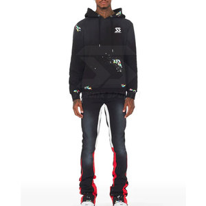 Survêtement pantalon évasé d'hiver écologique pour hommes professionnels Design respirant de haute qualité bon à vendre - Product Image 2