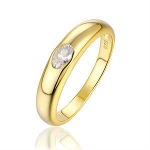 Nouvelle arrivée Bague en argent sterling de bonne qualité avec pierre de zircon cubique pour femmes pour mariages ou autres occasions spéciales - Product Image 3