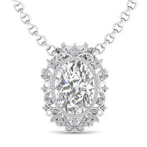 REYES alta calidad 925 plata esterlina GRA certificado Moissanite cadena colgante Collar personalizado joyería fina para mujeres - Product Image 2