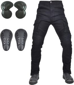 Unisex Breathable Anti-UV Motorcycle Riding Denim Jeans Pants with Detachable CE Armor Pads Knee and <b>Hip</b> Protection Equipment - Product Image 1