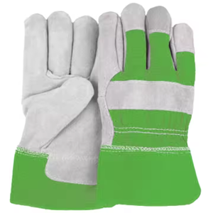 Guantes de Seguridad Industriales y de Construcción, de Cuero Vacuno Dividido, Transpirables, Duraderos, Resistentes a Vibraciones y Antiestáticos - Product Image 4