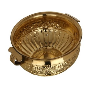 Urli en laiton couleur or avec qualité supérieure, Urli décoratif de taille personnalisée, forme ronde, Urli pour mariage - Product Image 6