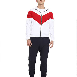 Chándales deportivos personalizados de un color para hombre, chándales deportivos de manga larga con aspecto de moda para hombre - Product Image 1