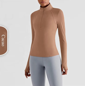 OEM couleur personnalisée nouvelle arrivée à manches longues pour femmes équitation couche de base chemise respirante et confortable - Product Image 4