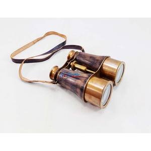 Binocular de cuero personalizado de diseñador, binocular de latón náutico para acampar, senderismo, binocular de estilo Vintage coleccionable - Product Image 5