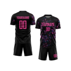 Custom Sublimation <b>Soccer</b> Uniforms Lightweight Breathable Quick Dry Summer Short Sleeve Logo Printing Full Customization Factory - Product Image 6