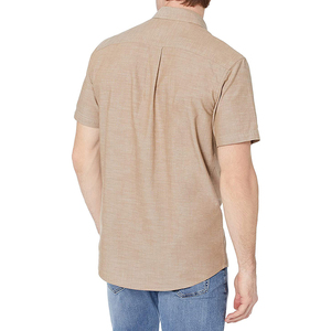 Nhà Máy Trực Tiếp Thời Trang Cotton Polyester Nút Xuống Váy Trang Phục Chính Thức Áo Sơ Mi Cho Nam Giới Tốt Nhất Phong Cách Hot Bán - Product Image 4