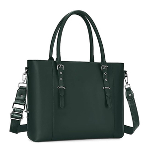 SA PU Leather <b>Laptop</b> <b>Tote</b> <b>Bag</b> <b>for</b> Women Adjustable Vertical Top Handle Height Hand <b>Bags</b> - Product Image 4