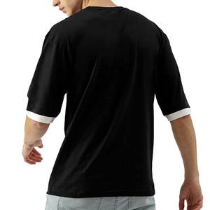 Camiseta 2025 de algodón para hombre, camiseta de poliéster con estampado holgado, camiseta de gran tamaño con estampado de pantalla completa, venta al por mayor, 100% - Product Image 2