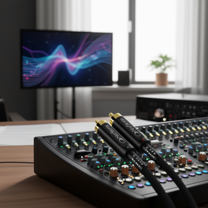 สายสัญญาณเสียง RCA ARRAN 150 สีดำ ยาว 1.5 เมตร ทองแดงชุบทอง แบบคู่บิดเกลียว พร้อมปลอกหุ้ม PVC สำหรับจอแสดงผล มิกเซอร์ วิดีโอ เครื่องเล่นดีวีดี - Product Image 3