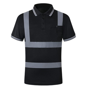 Camiseta de Media Manga Reflectante de Alta Visibilidad Personalizable 2026 para Hombre, Ropa de Seguridad con Logotipo Personalizado y Malla - Product Image 1