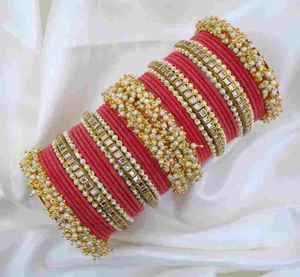 2025 Luxury Multicolor Vintage Wedding Bridal Bangles Churiya <b>Set</b> Third Party Certified Fashion <b>Bracelets</b> for Weddings - Product Image 6