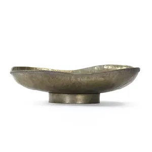 Bol en aluminium fait main par un designer, écologique, pour une présentation de table haut de gamme, luxueuse et contemporaine, sûr, Zahid Exports - Product Image 1